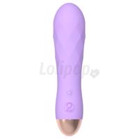 Cuties Mini &amp;amp;#45; akkus, vízálló, rácsos vibrátor (lila)