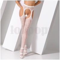 Fehér stocking harisnya S014