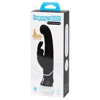 Happyrabbit G-spot - csiklókaros bólogató vibrátor (fekete)