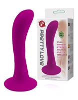 Pretty Love Baile - tapadótalpas, íves anál plug (pink)