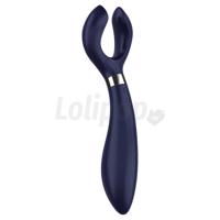 Satisfyer Partner Multifun 3 &amp;amp;#45; akkus, vízálló párvibrátor (kék)