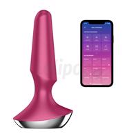 Satisfyer Plug&amp;amp;#45;ilicious 2 &amp;amp;#45; okos anál vibrátor (piros)