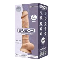 Silexd 8 - alakítható, tapadókorongos, vibrátor - 20cm (natúr)